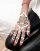 Kit "Lotus mână" tatuaje temporare cu henna și șabloane